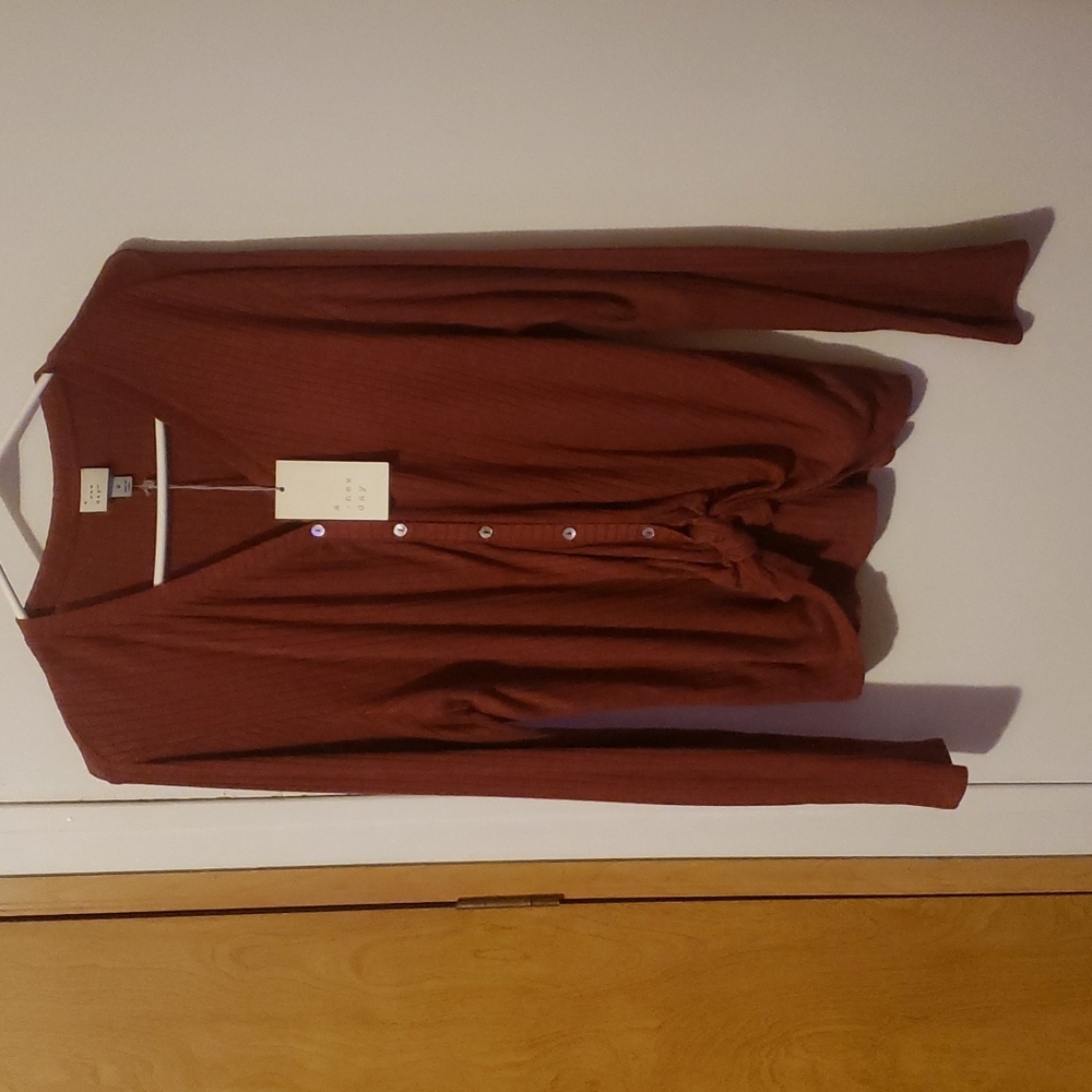 Long sleeve button up top